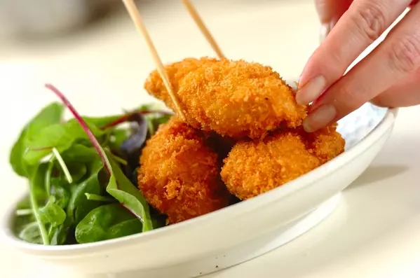 カマンベールチーズのチキンカツの作り方4