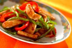 豚肩ロース肉とピーマンのオイスターソース炒め
