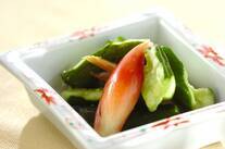 キュウリとミョウガの甘酢