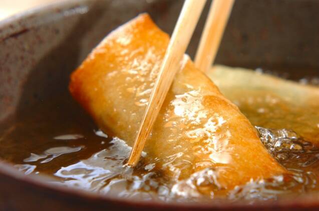 梅とクリームチーズ春巻きの作り方の手順2