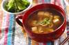 豆腐と干しシイタケのスープの作り方の手順
