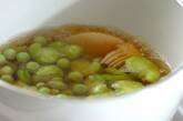 ソラ豆とタケノコのトロミあんの作り方3