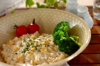 前日準備！電子レンジで簡単リゾット