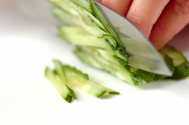 スパゲティーサラダの作り方の手順2