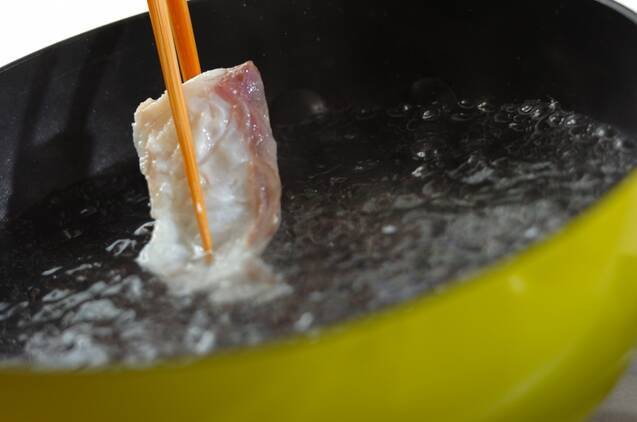 鯛の取り分けサラダ仕立ての作り方の手順3
