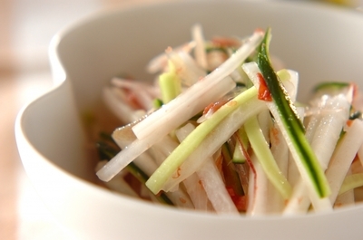 大根の梅らっきょう和え 副菜 レシピ 作り方 E レシピ 料理のプロが作る簡単レシピ