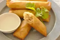 タケノコと豚肉の春巻き