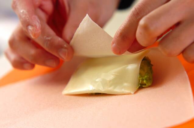 アボカドカレー春巻きの作り方の手順4
