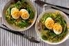 ゆで卵とスモークサーモンのサラダの作り方の手順
