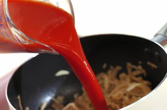 切干し大根のトマト煮の作り方の手順3