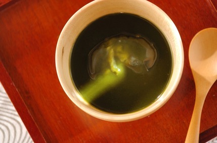 抹茶のお汁粉