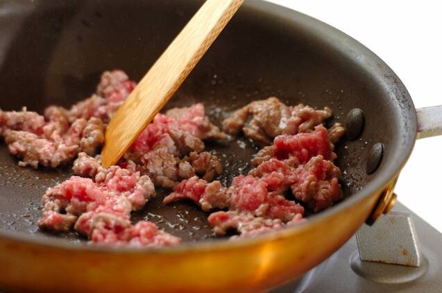 カレーサモサ風の作り方の手順3