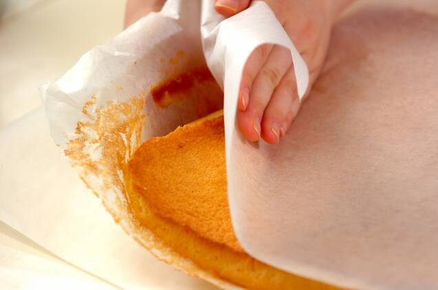 マンゴーロールケーキの作り方の手順10