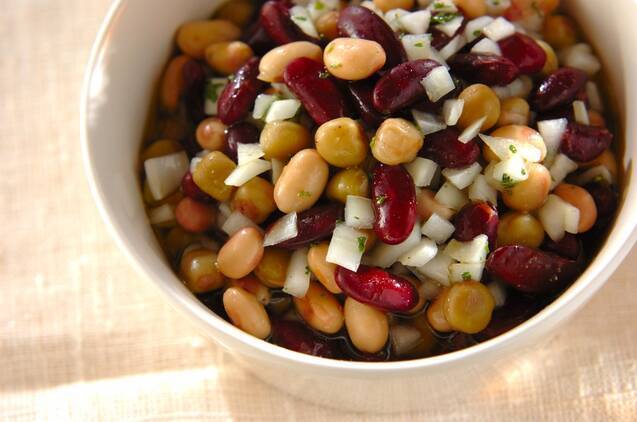 【種類別】豆サラダのおいしいレシピ20選。食感と食べごたえアップ！の画像