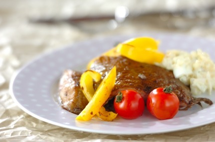 カレイのムニエル自家製タルタルソース添え