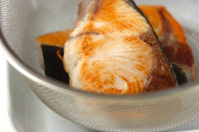 ブリのショウガ焼きの作り方の手順3