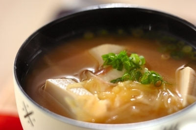豆腐とミョウガのみそ汁 レシピ 作り方 E レシピ 料理のプロが作る簡単レシピ