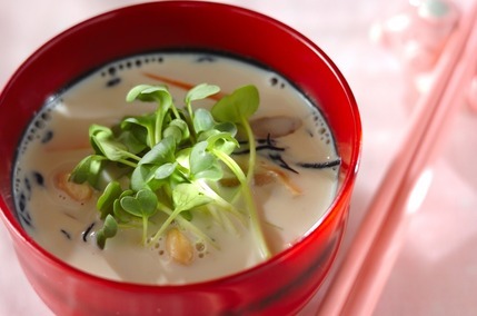 食物繊維たっぷり豆乳汁