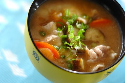夏野菜の豚汁