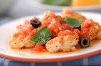 鶏肉ソテートマトソース