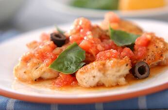 鶏肉ソテートマトソース