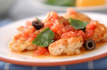 鶏肉ソテートマトソース