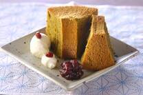 抹茶シフォンケーキ