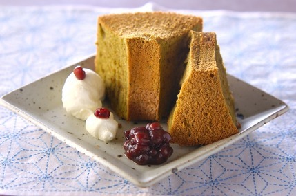 抹茶シフォンケーキ