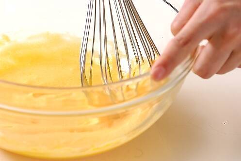 抹茶シフォンケーキの作り方の手順4