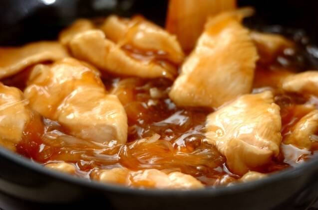 柔らか鶏丼の作り方の手順3