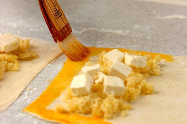 サツマイモとクリームチーズのパイの作り方の手順6
