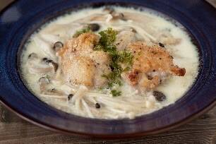 鶏ときのこのクリーム煮の作り方の手順5