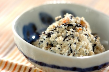 ヒジキの煮物の白和え