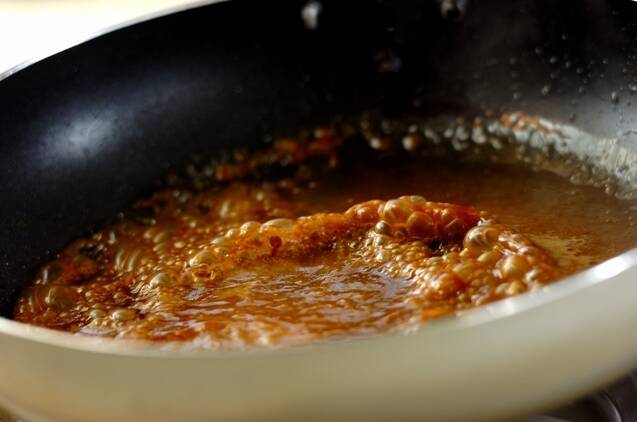 サーモンのソテーワサビソースがけの作り方の手順4