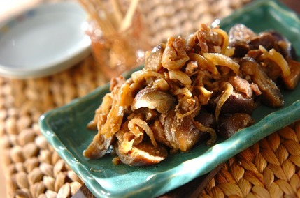 下味冷凍でナスと豚肉のみそ炒め