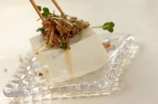 薬味たっぷりそぼろ奴の作り方の手順7