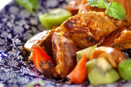 ミルクティのフレンチトースト