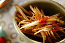 新ゴボウの塩きんぴら