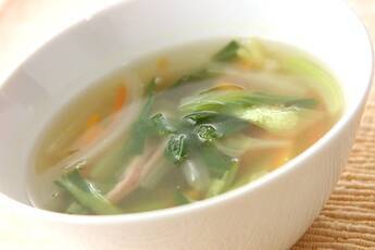 チンゲンサイのスープ