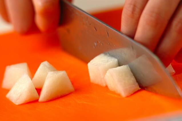 梨のシャーベットの作り方の手順1