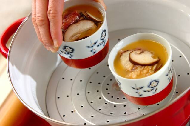 中華風茶碗蒸しの作り方の手順8
