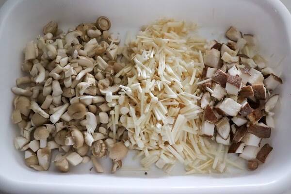 きのこたっぷりソフトふりかけの作り方の手順1