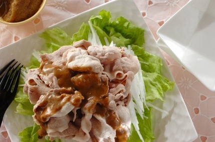 豚しゃぶサラダ～クルミドレッシング～