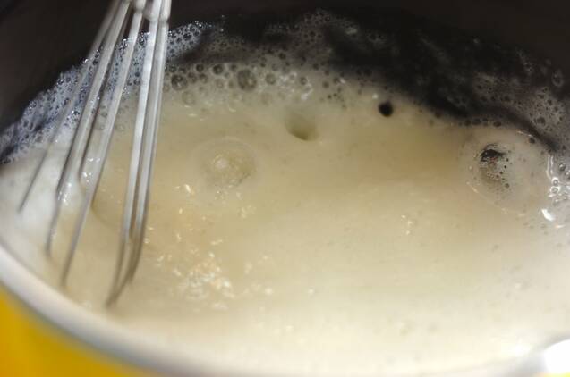 大和芋のトロトロクリームスープの作り方の手順2