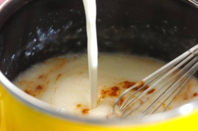 大和芋のトロトロクリームスープの作り方の手順3