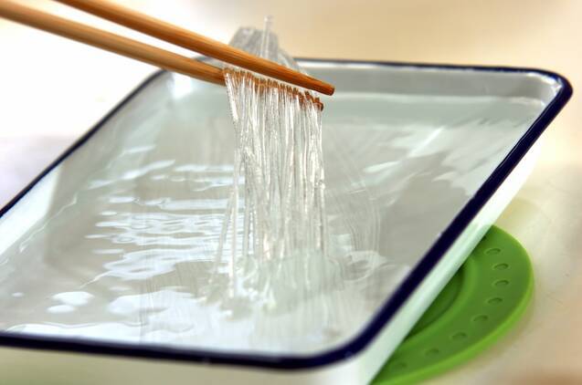 サッパリ春雨サラダの作り方の手順1