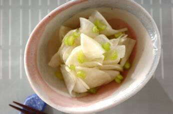 大根の昆布茶和え