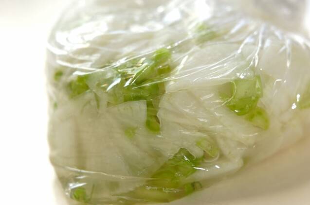 大根の昆布茶和えの作り方の手順2
