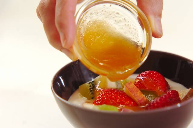 いろいろフルーツヨーグルトの作り方の手順4