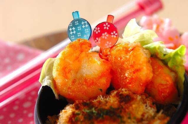 エビのチリマヨ和え